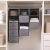 Storage Boxes Bedroom Wardrobe Clothes Hanging Bag Interlayer Drawer Type Underwear Organizer Holder Rack Hangable