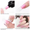Unghie finte Punte per unghie in plastica Clip riutilizzabili Fai da te Costruzione rapida Gel per manicure Morsetti UV Strumento di estensione delle dita per donne e ragazze