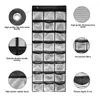 Boîtes de rangement sur porte Sac de suspension 24 Grilles Nursery Claict Space Sauçage Pouche de tissu pour tout-petits Organisateur de sous-vêtements