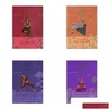 M￥lningar rotchakra som anv￤nds f￶r hemdekoration bekr￤ftar yoga konst. Yoga g￥va. Peacef Meditation Spiritual Drop Delivery Garden DHDPI