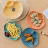 Plates Shell Spitting Bone Dish Household Snack Table Salted Vegetable Kitchen Fruit Desktop Trash PP Plactic