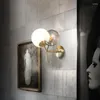 ウォールランプTwisアメリカンモダンスタイルガラスライトベッドルームベッドサイドホームデコレーション用シンプルなランプE14ホルダーリーディング