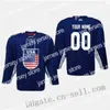 College Hockey Wears Thr USA 2019 IIHF World Championship Jersey 86 Christian Wolanin 72 Frank Vatrano 30 Thatcher Demko 12 Alex DeBrincat 1 Cayden Primeau 1