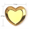 Opbergdozen Ins roestvrij staal hartvormige lade cosmetische sieraden metaal huishoudelijke decoratie sweetheart make-up