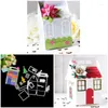 Gift Wrap DIY Christmas House Shaped Bag Cutting Dies Scrapbook Paper Craft Emboss Puncil Mold Accessories Navidad PI669