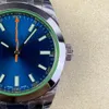 GS watch Cal.3131 Mechanical movement Green crystal glass Size 40 MM 904L fine steel strap Magnetic proof double bottom cover Super luminous waterproof 116400