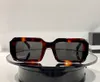 Design Quadratische Sonnenbrille Glänzend Schwarz Grau Objektiv Männer Frauen Sonnenbrillen Shades UV400 Brillen mit Box