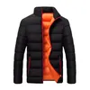 Chaqueta de invierno para hombre, ropa para hombre, Parka ultraligera de 2023 colores sólidos, chaquetas y abrigos para hombre, abrigo de burbuja con cuello levantado, globo 5xl