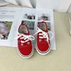 Sneakers Toddler Girl Summer Lace Up Solid Shoes Koreaans modebord Ademend Canvas 230105