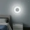 Wall Lamps Round LED Lamp Nordic Post-modern Interior Home Decoration Lighting Bedroom Bedside Creative Personality Aisle