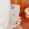 Cassa del telefono trasparente di colore puro per iPhone 14 Plus 13 12 Mini 11 Pro XS Max X 8 7 SE XR Custodia morbida in silicone TPU trasparente