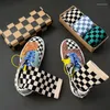 Men's Socks Men's Funky Harajuku Trend Checkerboard Geometric Checkered Hip Hop Cotton Unisex Street Wear Novelty Year