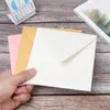 Geschenkwikkeling Creatieve multicolor Message Card Pareliescent Pearl Papers begroeting Envelop Bag Square Paper Envelops