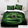 Bedding Sets Animal Pattern Snake Set For Kids Adt Bed Ers Single Double King Queen Size Duvet Er 2/3Pcs Bedclothes Drop Delivery Ho Dhbsl