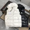 Designer Tibb hommes couple gilet à capuche marque française Womens Bormes gilet veste d'hiver badge brodé vêtements d'extérieur chauds