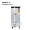 Zonesun自動充填およびシーリングマシンSACHET PURE WATER LIQUID POUchBaged Juiceミルクパック飲料フィラー