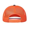 Snapbacks Pangkb Brand Blank Orange Cap Высокая сетчатая сетчатая шляпа Snapback Hat для взрослого открытого спортивного грузовика оптовой камеры 0105