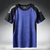 Running Jerseys 2023 Quick Dry Sport T Shirt Men Short Sleeves Summer Casual Cotton Plus Asian Size M- 6XL Top Tees Tshirt Clothes