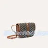 Messenger Belvedere CrossBody-väskor The New Womens Clutch-tote-sadel för män äkta läder Lyxdesigner brevbärare mode plånbok handväska Axelresor liten väska