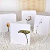 Gift Wrap 10Pcs Chinese Style Flower Greeting Cards With Paper Wedding Invitations Handwritten Postcards Thank You