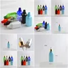 Storage Bottles Jars 30Pcs 200Ml Empty Square Brown Black Spray Bottle Bk Travel Cap Container Small Plastic Mist For Liquids Drop Dhsod