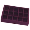 Jewelry Pouches Tray Drawer Insert Necklace Pendants Trinket Display Case Organizer