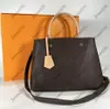 حقائب مصممة Montaigne BB M41056 Women Houtgher Facs حقائب المصممين حقائب اليد Luxurys Crossbody التسوق الحقيبة الكلاسيكية جلدية كبيرة السعة اليدين