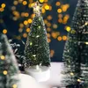 Christmas Decorations Mini Artificial Tree Home Office Party Decoration Accessory For Indoor Outdoor Garden Yard Drop