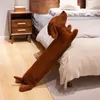 Pillow Lovers Brown Cute British Short-legged Dachshund Dog Sofa Gift Plush Doll