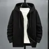 Heren Hoodies Men Coat Hooded Dikke koudbestendige zakken Casual herfst voor dagelijkse slijtage