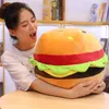 Peluş bebek karikatür peluş hamburger oyuncak dondurma patates kızartması oyuncak doldurulmuş fast food patlamış mısır pizza yastık yastık çocuk doğum günü hediyesi 230105