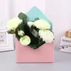 Emballage cadeau rayé enveloppe romantique fleur porte-boîte fleuriste Bouquet papier emballage stockage mariage fiançailles fête décor fournitures