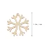 Christmas Decorations Wooden Ornaments Tree Hangingpendant Wood Snowflake Snowflakes Slices Crafts Cutouts Embellishments Diy Craft Pieces