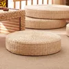 Pillow Chair Seat Mat Soft Sitting Comfortable Lightweight Durable Straw Weave Handmade Tatami