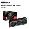 ASROCK NEW AMD RADEON RX 6950 XT RX6950XTグラフィックカード16GB GDDR6 AMD GPU 256ビット7NMサポートAMD CPUビデオカードPlaca de Video