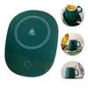 Mats Pads 1Pc Tazza da caffè Riscaldamento Bevanda elettrica Scalda tazza da tè Per la casa Green Drop Consegna Giardino Cucina Sala da pranzo Tavolo da bar Dec Dhe2E