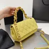 2022 Women Lambskin Classic Single Flap Bags France Quilted Chain Handle Totes Matelass Crossbody Shoulder Famous Designer Large Capacity Luxury Handbags 22CM