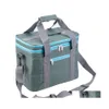 Depolama Çantaları Isçe Termal Soğutucu Piknik Çantası Büyük Çıkarılabilir Tote Öğle Yemeği Kutusu Alkolsüz İçecekler Pep Pocket Su Geçirmez Damla DHX5A