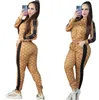 Tute da donna New Designer Pullover Cardigan Coat e Capris Jogging Pants 2/Two Piece Sportswear Sport Sets