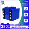 3.2V LIFEPO4 Batteri 280AH Byte av litiumjärnfosfatbatteriförsörjning för motorcykel solsystem RV -motor utanför nätet