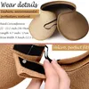 Wide Brim Hats 2023 Women Summer Visors Hat Foldable Sun Cap Large Beach Straw Chapeau Lady UV Protection