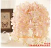 Objets décoratifs Figurines 100pcs fleur de glycine d'hortensia artificielle pour bricolage simulation arc de mariage panier suspendu peut être une extension 230104