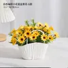 Dekorative Blumen Raumdekor Künstliche Blume Simulation Dekoration Kunst Topf Desktop Kleine Ornamente Nordic Kreative Tasche Vase Geschenke