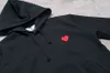 2023 sudaderas para hombres sudaderas sudaderas para mujeres Play, sudadera con capucha, Commes Cardigan des Small Red Heart Holkie Garcons Standard and Fleece Jumpers casuales