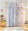 Perde Özel Prenses Güzellik Kore Taze Gölgeli Kız Yatak Odası Dantel Sheer Tül Oturma Odası 5 Renk Karar-Out Bez