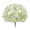 Decorative Flowers White Gypsophila Real Touch Baby Breathing Arrangement Wedding Simulation Flower Living Room Decoration Ball