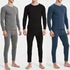 Sous-vêtement thermique pour hommes, ensembles de marque, chaud, décontracté, haute élasticité, longs Johns, ensemble polaire épais, pyjama d'hiver