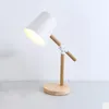 Tafellampen modern creatief zwart roze bedlamp led verlichting hout e27 leesde bureau armatuur kinderkamer slaapkamer woonkamer