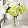 Decorative Flowers 47cm Artificial Hydrangea Branch Home Wedding Decor Silk Flower High Quality Fake Party Decoration