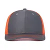 Snapbacks Pangkb Brand Blank Orange Cap High Quality Solid Mesh Breattable Snapback Hat Adult Outdoor Sports Trucker Cap Wholesale Custom 0105